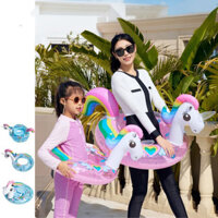 Hoạt Hình Kỳ Lân Bé Bơi Vòng Ống Đồ Chơi Bơm Hơi Ghế Bơi Cho Trẻ Em Người Lớn Bơi Vòng Tròn Phao Bể Bơi Đi Biển Nước Chơi Đồ Chơi