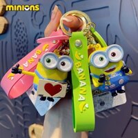 Hoạt Hình Minions Móc Khóa Sáng Tạo Despicable Me Dễ Thương Móc Khóa Xe Học Túi Bob Mặt Dây Chuyền