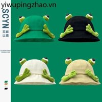 Hoạt Hình Ngộ nghĩnh Ếch Xô Mũ Nam Nữ Sinh Cha Mẹ-Con Du Lịch Mũ Chống Nắng Cặp Đôi Đầu Lớn Chu Vi Mặt Trời