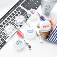 Hoạt Hình Ốp Điện Thoại Trong Suốt Kèm Móc Khóa Cho samsung galaxy buds 2 / buds pro / buds live / buds 2pro / buds fe