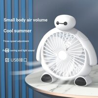 Hoạt Hình Quạt Điện Ký Túc Xá Sinh Viên Quạt Mini Hộ Gia Đình Im Lặng Văn Phòng Để Bàn Đầu Giường usb