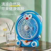 Hoạt Hình Quạt Điện Mini Ký Túc Xá Sinh Viên Đầu Giường Quạt Để Bàn