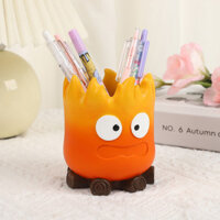 Hoạt Hình Sáng Tạo Ngọn Lửa Bút Sinh Viên Văn Phòng Để Bàn Điều Khiển Từ Xa Hộp Bảo Quản Bút Dễ Thương Ngộ nghĩnh Đồ Trang Trí