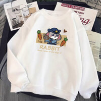 Hoạt Hình Thỏ Judy Áo Len Nữ Rời Dài Tay Áo Chui Đầu Cặp Đôi Thời Trang