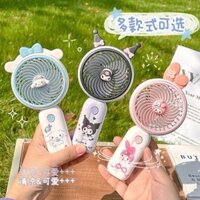 Hoạt Hình usb Quạt Sạc Hoạt Hình Dễ Thương Kuromi Cinnamoroll Giai Điệu hello Kitty mini Di Động Máy Tính Để Bàn Trẻ Em Quạt Cầm Tay Cho Trẻ Em Quà Tặng fot Trẻ Em