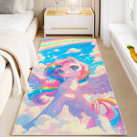 Hoạt Hình Vui Nhộn Ngựa Nhỏ Pony Cầu Vồng Ngựa Truyện Tranh Thảm Nhà