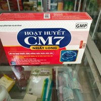 HOẠT HUYẾT CM7 NHẤT LONG - Hỗ trợ hoạt huyết, tăng cường tuần hoàn máu não