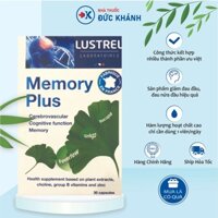 Hoạt huyết dưỡng  Memory Plus giúp Tăng cường trí nhớ, giảm các triệu chứng tiền đình - hộp 30 viên