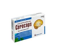 Hoạt huyết dưỡng não Cerecaps hỗ trợ điều trị suy giảm trí nhớ, đau đầu (Hộp 30 viên)
