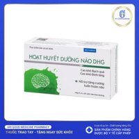Hoạt huyết dưỡng não DHG hỗ trợ tăng cường tuần hoàn não hộp 100 viên