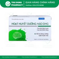 Hoạt Huyết Dưỡng Não DHG Hỗ Trợ Tăng Cường Tuần Hoàn Não Hộp 100 Viên - Nhà thuốc Thu Dung