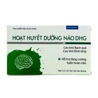 Hoạt Huyết Dưỡng Não DHG (Hộp 100 viên)