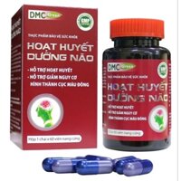 HOẠT HUYẾT DƯỠNG NÃO Domesco Hộp 60 Viên - HOẠT HUYẾT DOMESCO Hỗ Trợ Tuần Hoàn Máu Não, Cải Thiện Trí Nhớ