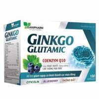 Hoạt huyết dưỡng não GINKGO GLUTAMIC  hỗ trợ cải thiện tuần hoàn máu não giảm các di chứng tai biến mạch máu não