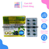 Hoạt huyết dưỡng não Ginkgo biloba cao việt quất, cao bạch quả, omega 3 bổ não, tuần hoàn máu não - Hộp 100 viên