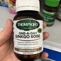 Hoạt huyết dưỡng não Ginkgo Biloba 600mg Thompson's 60 viên