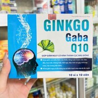 Hoạt huyết dưỡng não Ginkgo Gaba Q10 -  Giảm nguy cơ hình thành cục máu đông - Hộp 100 viên