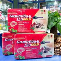 HOẠT HUYẾT DƯỠNG NÃO GINKO ROYAL 150 GOLD PLATINUM dưỡng tâm an thần tạo giấc ngủ tự nhiên tăng cường tuần hoàn máu não