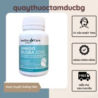 Hoạt Huyết Dưỡng Não Healthy Care Ginko Biloba 2000 Bổ Não Chính Hãng Úc 100 Viên