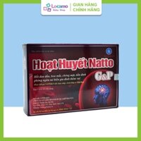 Hoạt Huyết Dưỡng Não Natto G&P Giảm hết đau đầu Hoa mắt Chóng mặt tiền đình Phòng ngừa tai biến Hộp 30 Viên