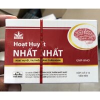 Hoặt huyết dưỡng não nhất nhất,hộp 30 viên