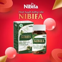 Hoạt Huyết Dưỡng Não Nibifa (Lọ 30 viên) - Giảm các triệu chứng đau đầu, hoa mắt, chóng mặt, mất ngủ, suy giảm trí nhớ.