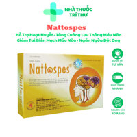 Hoạt Huyết Dưỡng Não Tăng Tuần Hoàn Não, Bổ Não Nattospes - Hộp 30 Viên