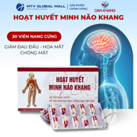 Hoạt Huyết Minh Não Khang Dân Khang Giảm Đau Đầu Chóng Mặt Mệt Mõi - Hộp 3 Vỉ x 10 Viên