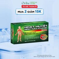 Hoạt Huyết Minh Não Khang Extra Hỗ Trợ Hoạt Huyết, tăng Cường Tuần Hoàn Máu Não Hộp 2 Vỉ x 10 Viên Nang