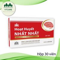 Hoạt Huyết Nhat Nhat Hộp 30 Viên Chính Hãng Date Mới