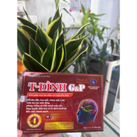 Hoạt huyết T - ĐÌNH G&P - Tăng cường tuần hoàn, ổn định huyết áp, giảm rối loạn tiền đình - Hộp 30 viên