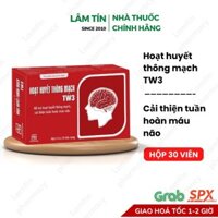 Hoạt Huyết Thông Mạch TW3- Viên uống hỗ trợ hoạt huyết thông mạch, cải thiện tuần hoàn máu não- Hộp 30 viên