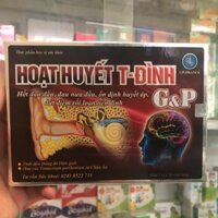 HOẠT HUYẾT TIỀN ĐÌNH G&P - Hoạt huyết dưỡng não G&P