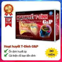 Hoạt huyết tiền đình G&P hộp 30 viên