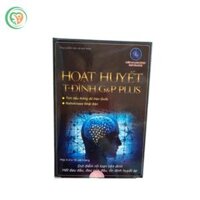Hoạt huyết tiền đình G&P Plus hỗ trợ phá tan cục máu đông, hoạt huyết, lưu thông khí huyết, tăng cường tuần hoàn máu lên não (Hộp 3 vỉ x 10 viên)