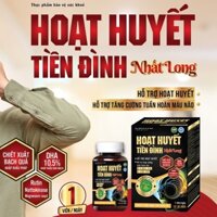 Hoạt huyết tiền đình Nhất Long lọ 30 viên - Hỗ trợ hoạt huyết, tăng cường tuần hoàn não