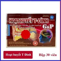 Hoạt huyết tiền đình T-Đình G&P, giúp Ổn định huyết áp, cải thiện rối loạn tiền đình
