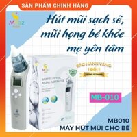 (HỎATỐC-1H)Máy hút mũi thông minh MOAZ BÉBÉ MB-010 cho bé và người lớn - Hút gỉ mũi, dịch mũi, Có nhạc - Chính hãng