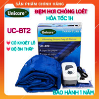 (HỏaTốc1h) Đệm hơi chống lở loét Unicare UC-BT2 có khoét lỗ bô - Nệm khí chống loét người già người bệnh bedsores
