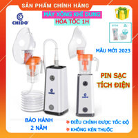 (HỏaTốc1h) Máy xông khí dung cầm tay CHIDO All New 2023 CNB69026,không kén thuốc, xông mũi họng cho bé - Chính hãng