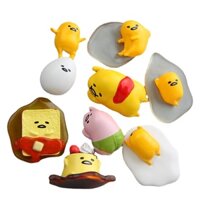 Hobbies Action Figures Gudetama Creative Three-dimensional Magnetic Buckle Refrigerator Sticker Mobile Phone Case Materi