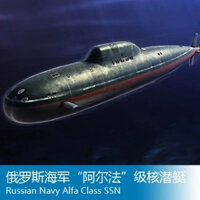 Hobby Boss 83528 1/350 Bộ mô hình tàu ngầm Alfa Class SSN Dunker của Hải quân Nga