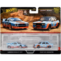 Hobby Store xe mô hình Hot Wheels Premium Pack 2 Gulf Lancia Rally - Fiat 13