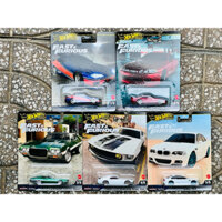Hobby Store xe mô hình Hot Wheels Premium Fast and Furious ( Silvia S15 - Ford - Toyota - Mustang - BKW M3 ) Set Lẻ