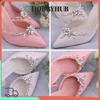 Hobbyhub 1 Cặp Trang Trí Giày Cưới Phụ Kiện Giày Trâm Cài Kẹp Trang Trí Sáng Bóng