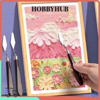 Hobbyhub 24 / 36 / 48 Màu Bút chì siêu mềm, Bút chì màu cổ điển Morandi, Macaron kèm bộ dụng cụ Bút chì sáp