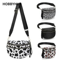 HOBBYHUB Gói Fanny, Túi đeo chéo thông thường có dây đeo có thể điều chỉnh, Túi đeo vai chống nước dung tích lớn đơn giản thời trang dành cho nữ