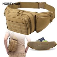 HOBBYHUB Túi thắt lưng đeo chéo ngoài trời Thắt lưng hông Ví du lịch Súng lục bao da