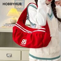 HOBBYHUB Túi thể thao, Túi bánh bao Nylon dung tích lớn, Túi Messenger chống nước đa chức năng cho bé gái