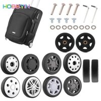 HOBBYIN Bánh xe vali hành lý, thay thế bánh xe im lặng DIY, di động có vít thay thế bánh xe Vali hành lý